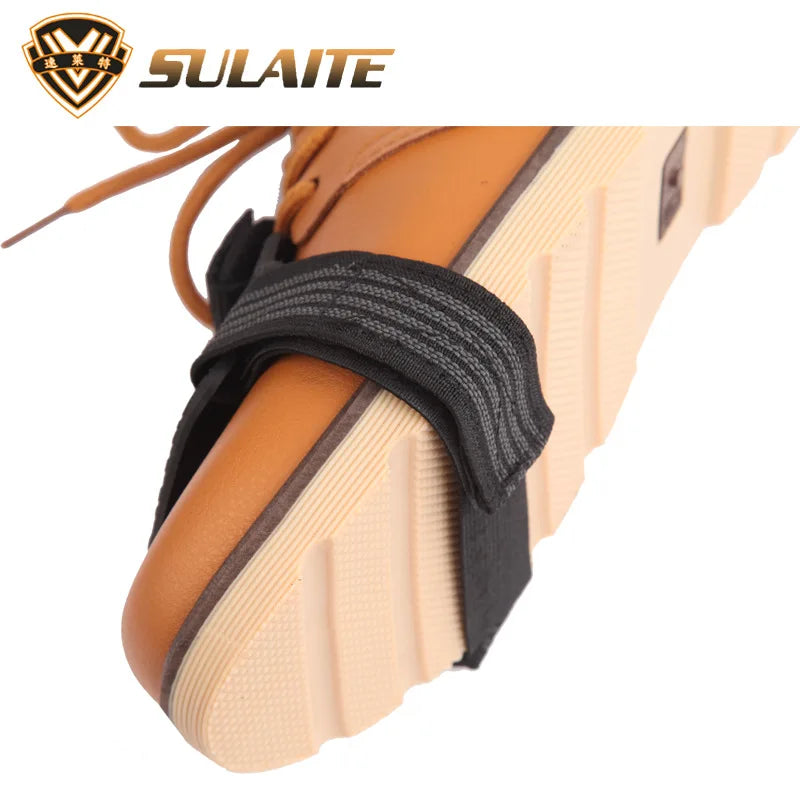 SULAITE Motorcycle Shift Pad Gear Shoe Cover Durable Lightweight Boot Protector Adjustable for Riding Moto Accessaries