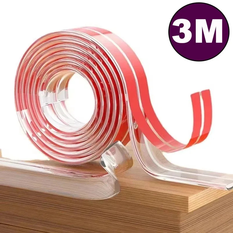 Transparent Table Edge Guard Furniture Corner Protector Strip Household Kid Collision Proof Soft Bumper Strip Baby Safety