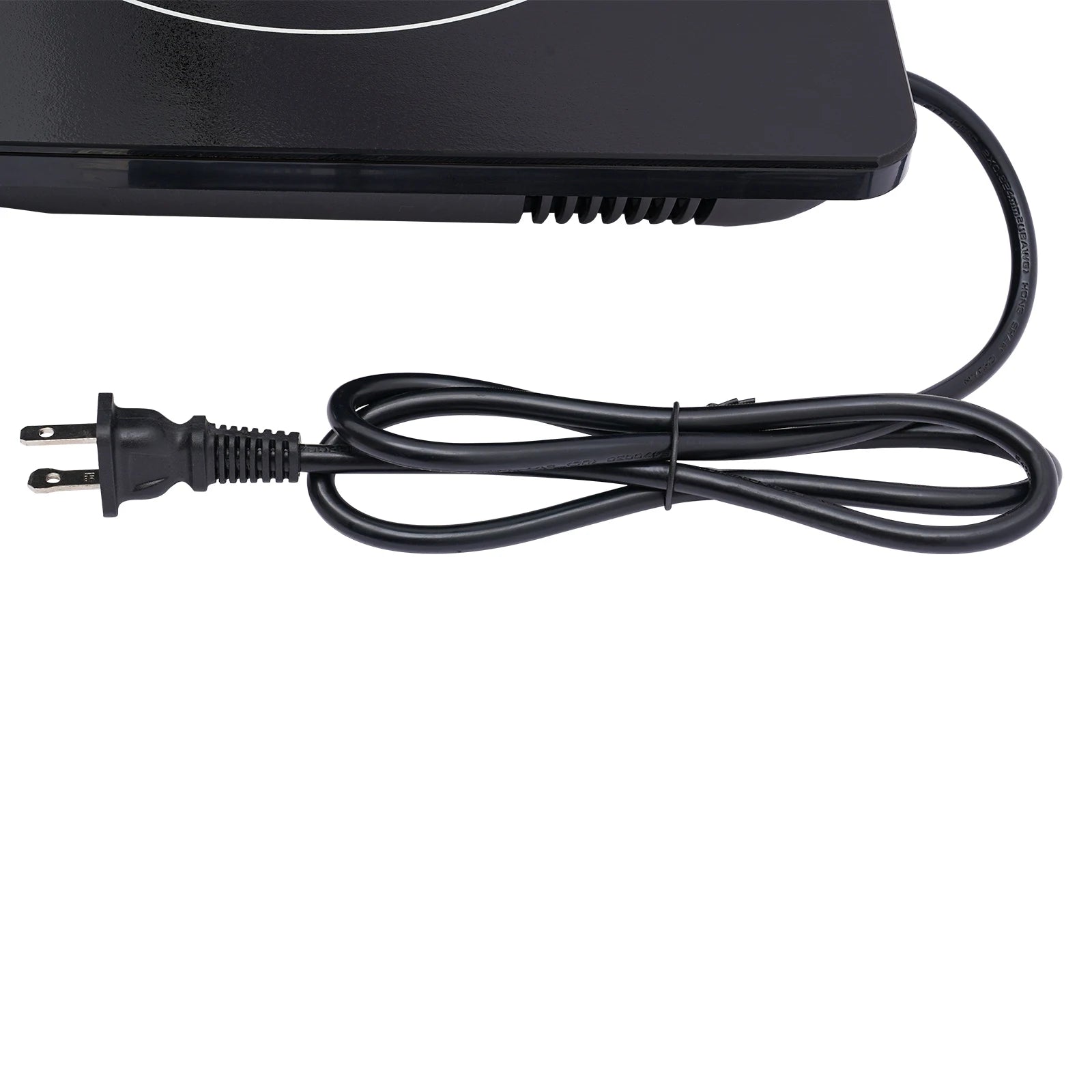 750W Electric Induction Cooker Glass PP Body 8 Presets Temp Adjustable for Dorm RV Home Restaurant & Hot Pot Use