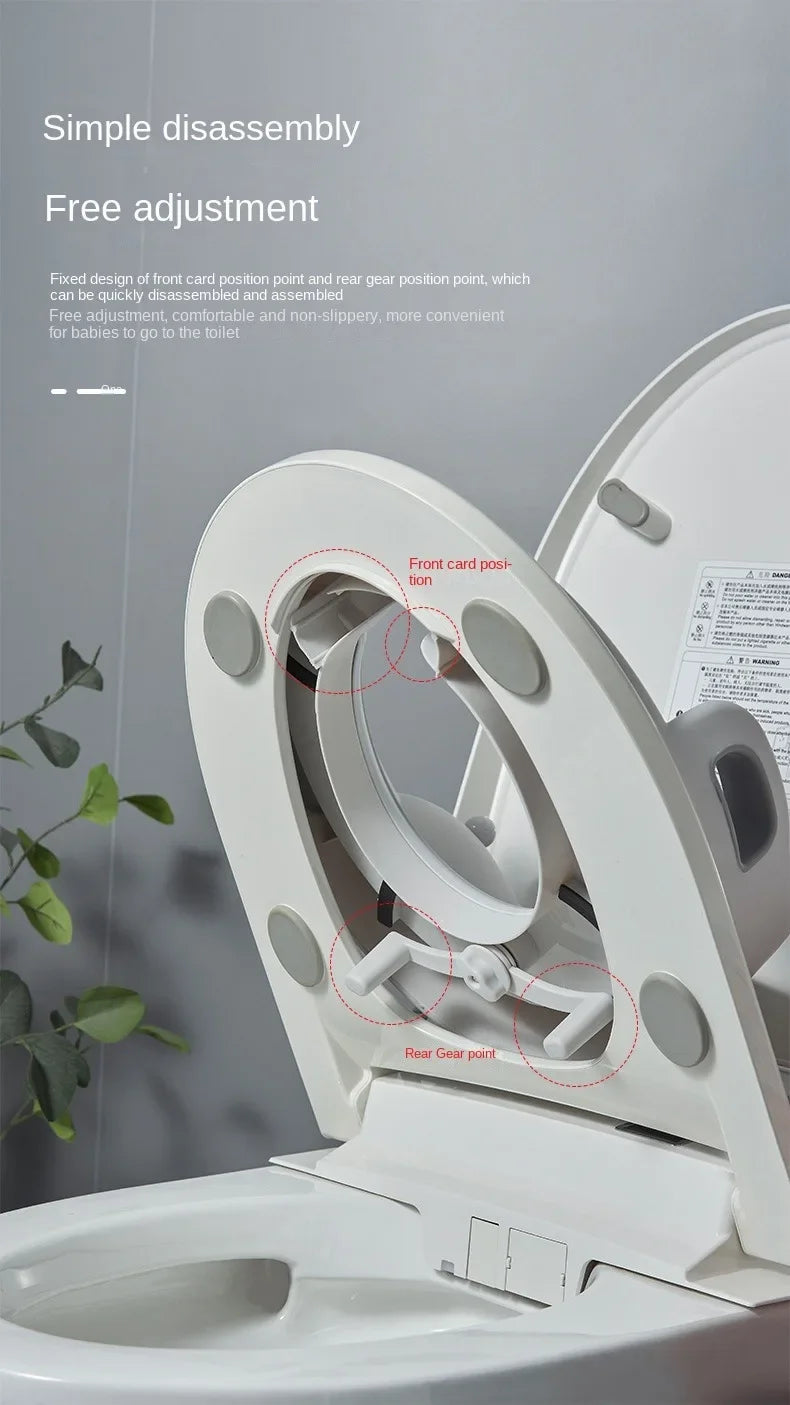 Baby and Child Toilet Seat Ring Female Baby and Little Boy Cushion Bedpan Cover Children's Toilet Household Auxiliary Toilet
