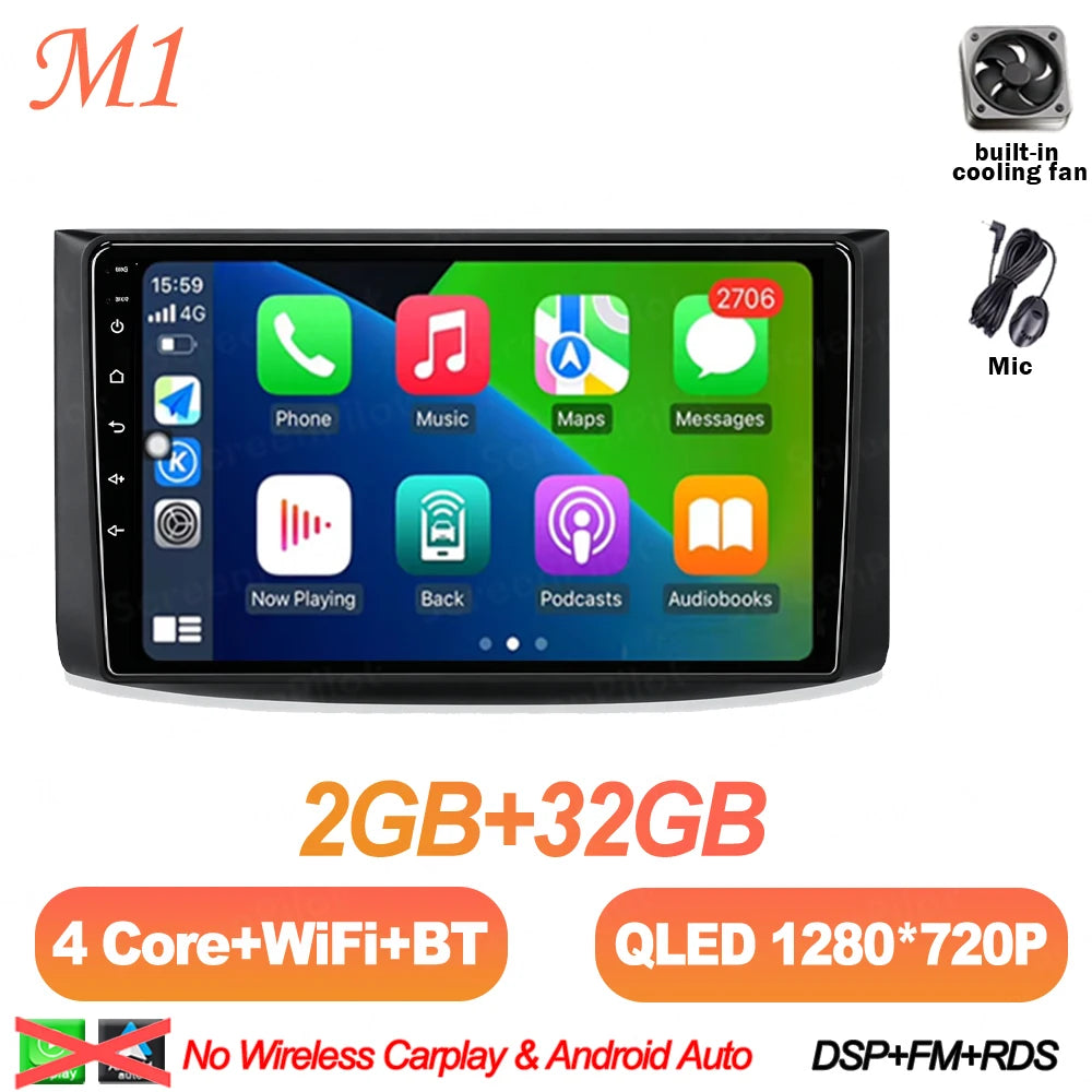 Android 16 For Chevrolet Lova Captiva Gentra Aveo 2006-2012 Touch Screen Android Auto Mirror Link Stereo Head Unit Car Radio RDS