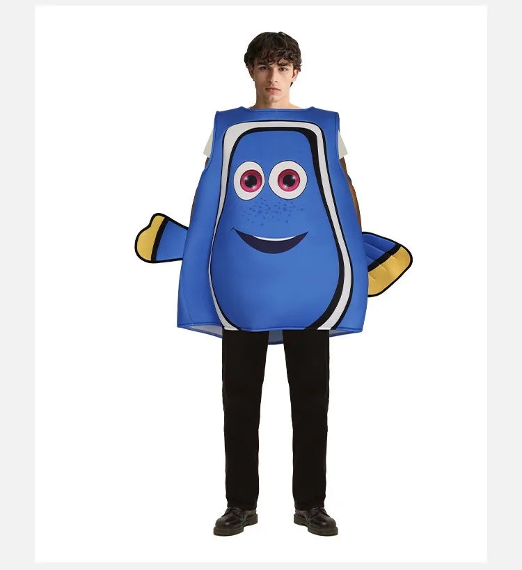Find Nemo Clownfish Cospaly Costume Adult Anime Nemo And Dory Clown Fish Cosplay Halloween Christmas Party Funny Sponge Costume