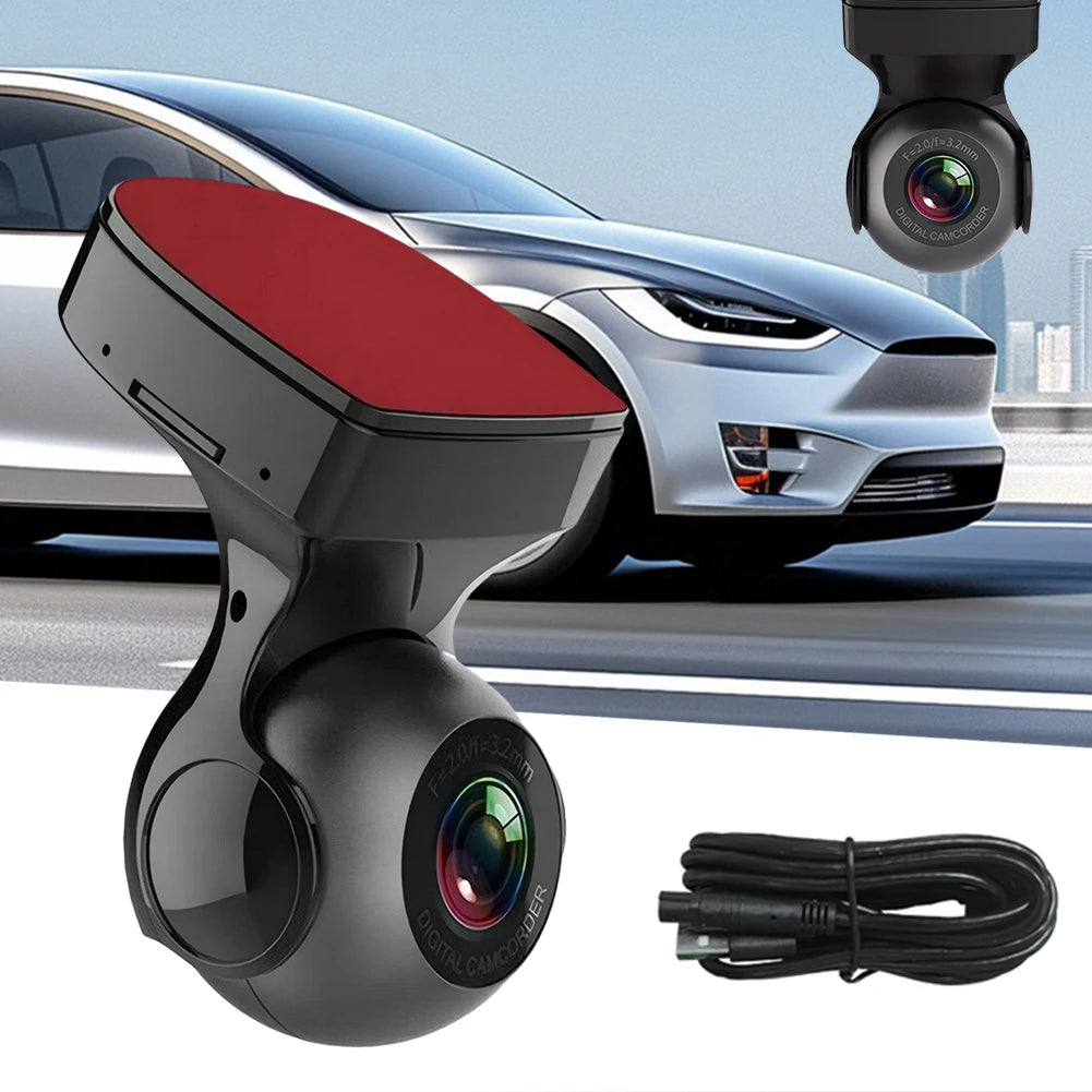 Car Dash Camera 1080P HD Driving Video Recorder 170 Degree Built-in WiFi DVR w/Night Vision Motion Detection G-Sensor Car Camera