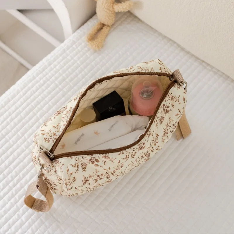 Portable Baby Diaper Storage Bag Travel Handbags for Mommy Baby Items Organizer Makeup Toiletries Bag Maternal Stroller Bag
