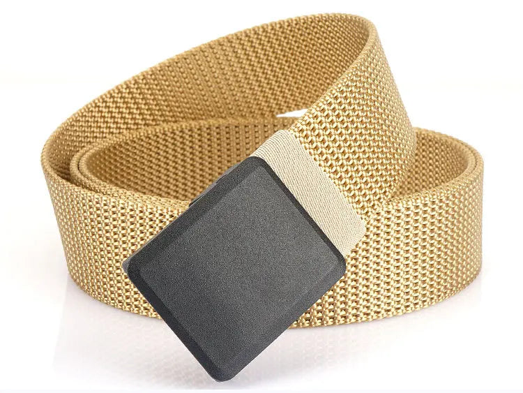 Military Automatic Buckle Nylon Belt Outdoor Hunting Multifunctional Tactical Canvas Belt High Quality Men Belt