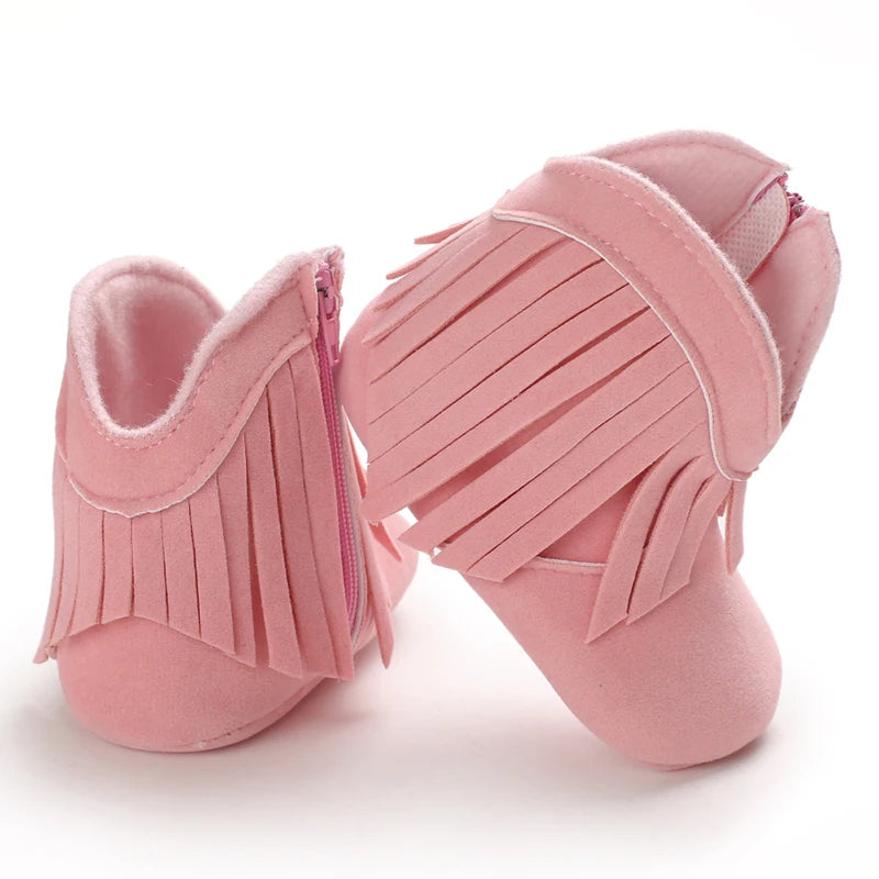 Newborn Baby Boots 0 12 Months Winter Denim First Walkers Boys Girls Warm Casual Western Style