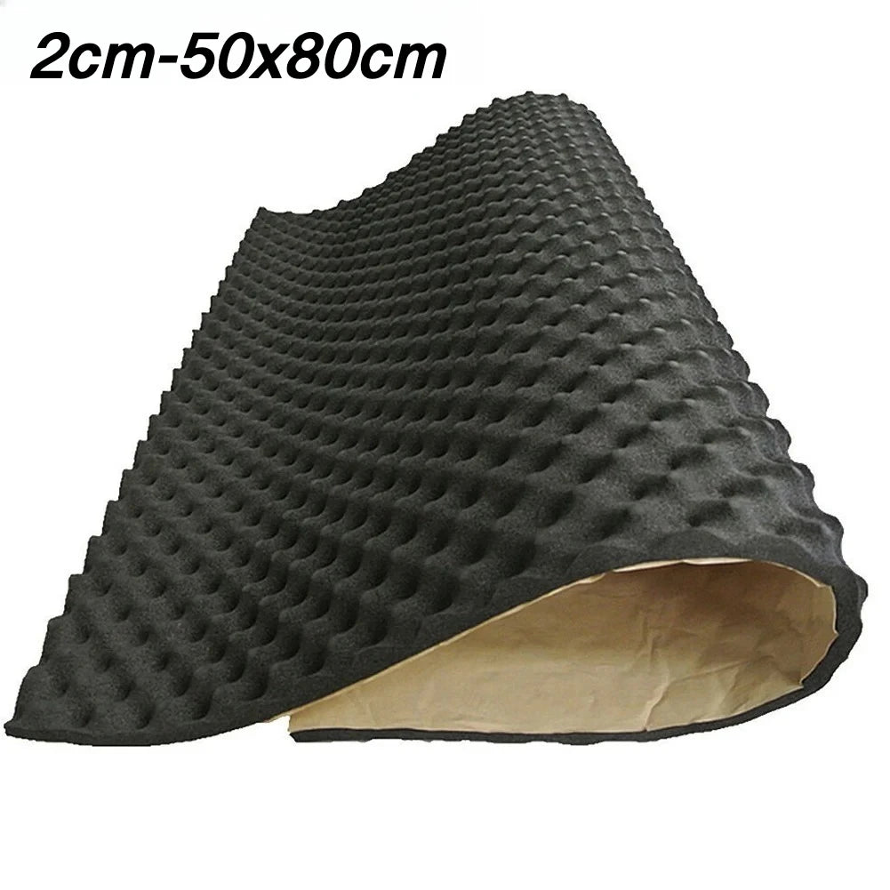 2cm Self Adhesive Soundproofing Insulation Cotton Car Sound Deadener Noise Insulation Acoustic Dampening Foam Subwoofer Mat