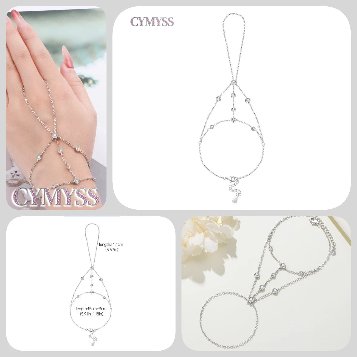 Original 925 Sterling Silver Zirconia Tennis Chain Bracelet for Women Adjustable Gold Color Hot Sale Ideal Birthday Party Gifts