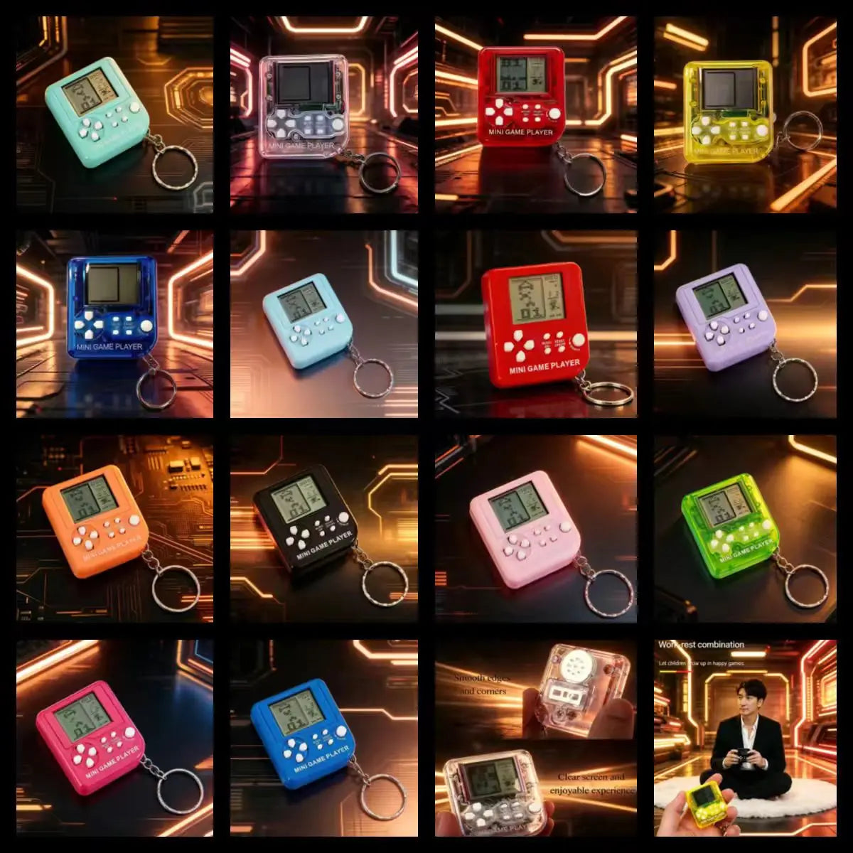 Classic Retro Mini Handheld Game Co nsole Children Educational Electronic Game Toy Crea tive Gift for Kids