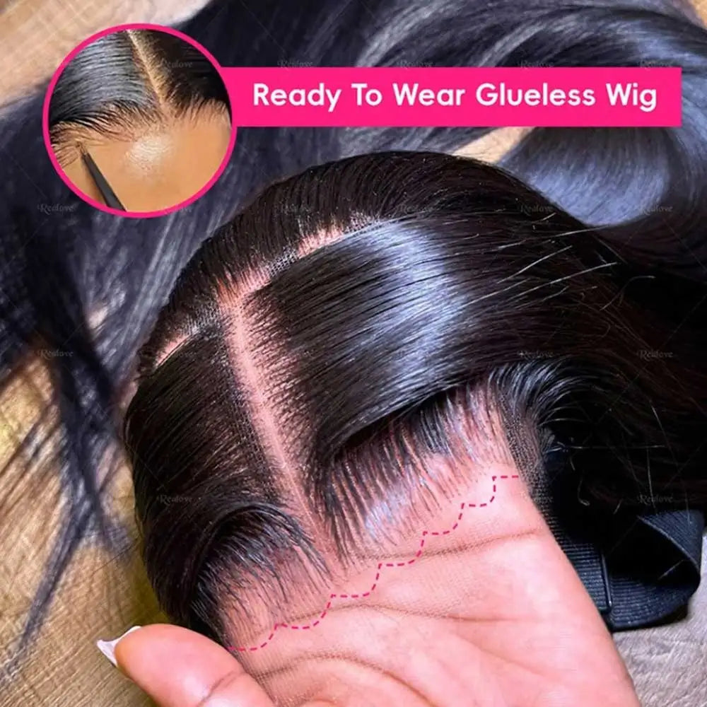 40 42 Inch Straight Human Hair Wigs 13x4 13x6 HD Lace Frontal Wigs For Women Glueless Bone Straight Lace Front Human Hair Wigs
