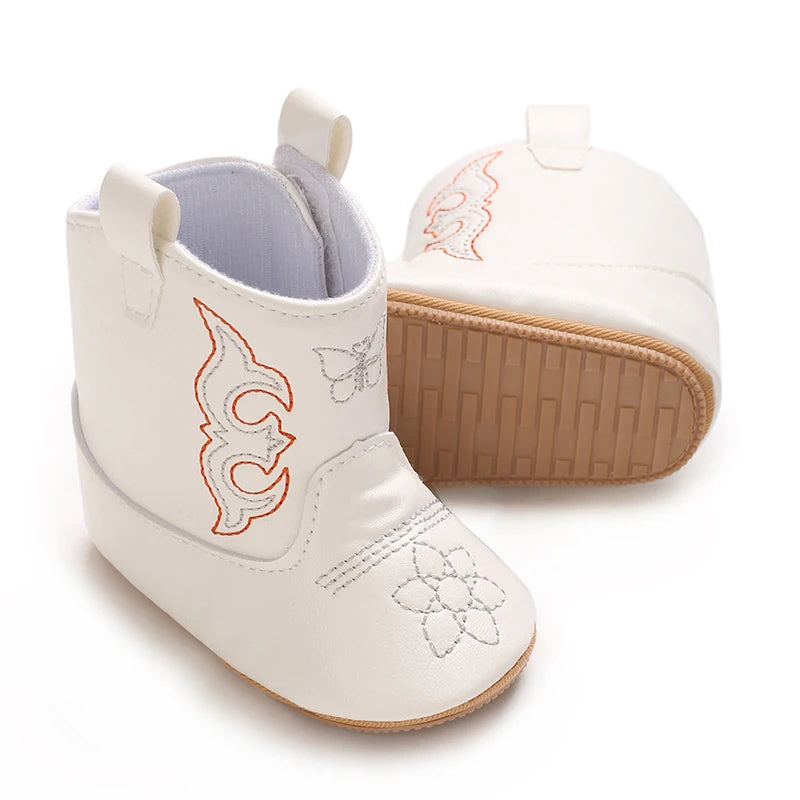 Newborn Baby Boots 0 12 Months Winter Denim First Walkers Boys Girls Warm Casual Western Style