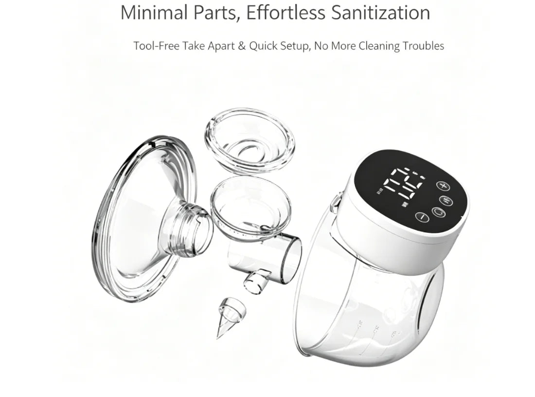 New Wearable Electric Breast Pump Painless Double-Sided, Fully Automatic And Hands-Free Breast Milk Collector Sells Well.