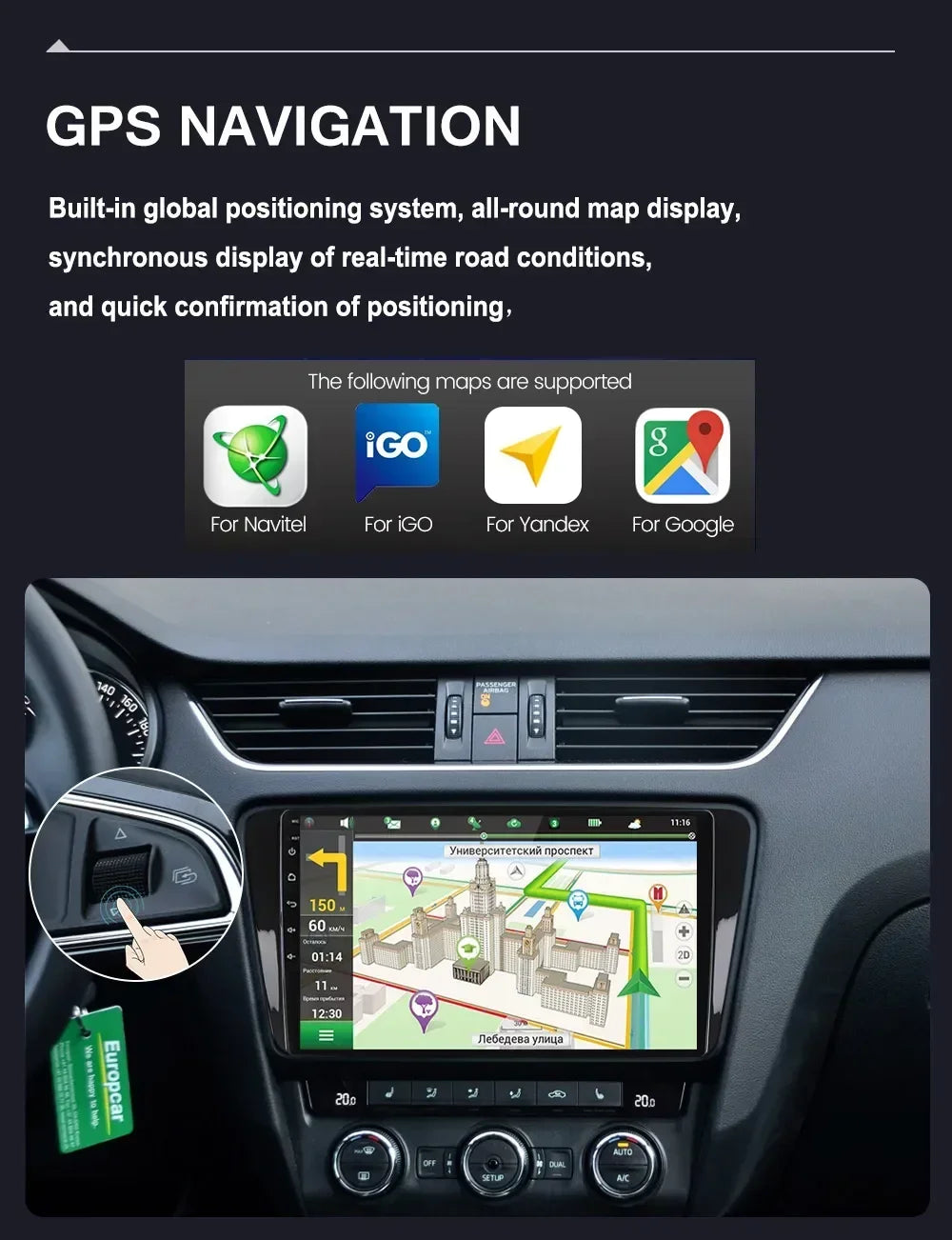 Car Radio Multimedia Player For Toyota Corolla Verso 2004-2009 2 Din 4G Carplay Wifi Navigation GPS Android Autoradio Head Unit