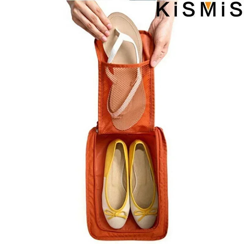 Portable Travel Shoe Organizer Bag Multifunctional Storage Pouch Home Shoe Storage Zip Lock Bag for Easy Sorting