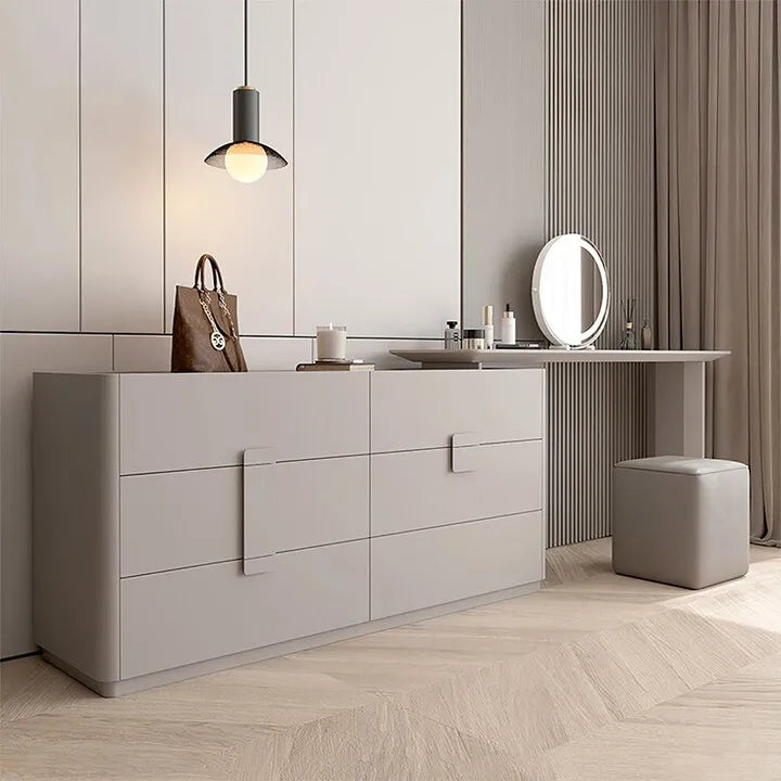 Bedroom Light Luxury Makeup Table Makeup Table Modern Simple Integrated Bedside Storage Bucket Cabinet Premium S