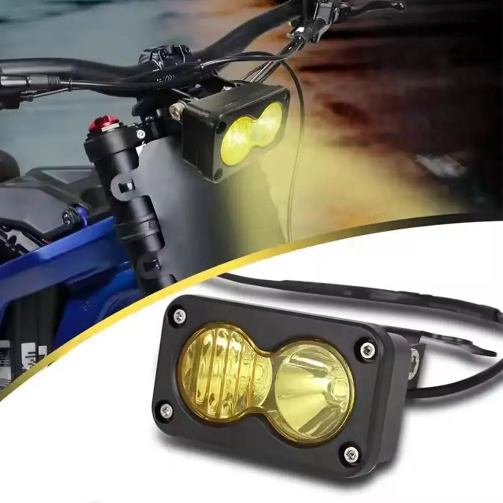3 Inch Car Spotlight White Yellow LED Pod Driving Work Light for Motorcycle Pickup Truck Offroad Roof Luggage Rack Lamp 20W
