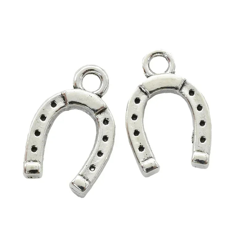 11pcs Mixed Antique Silver Western Cowboy Charms Alloy Boot Gun Hat Pendants For DIY Bracelet Earrings Necklace Jewelry Making