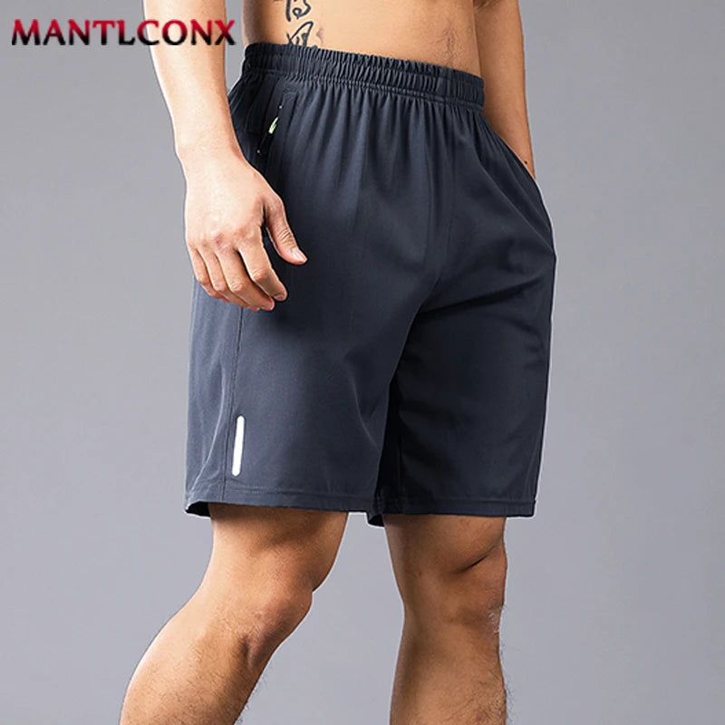 New Fashion Sports Shorts Men Elastic Waist Shorts Male Breathable Quick Dry Comfortable Men's Short Pants Men Bottom Black XXXL