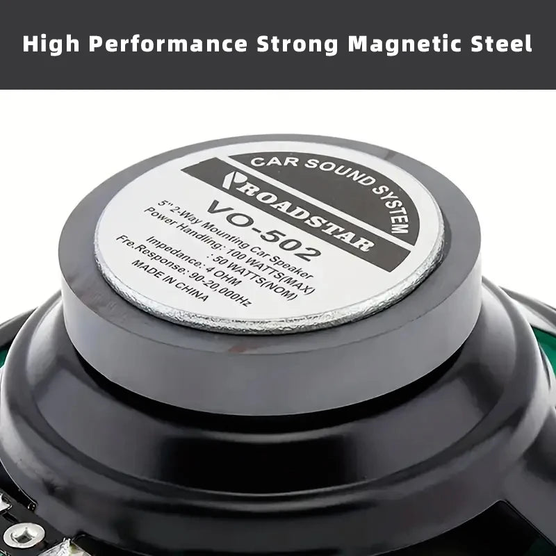 2PCS 4/5/6.5 Inch Car Speakers HiFi Coaxial Car Door Subwoofer Universal Automotive Audio Music Full Range Truck Stereo Speaker