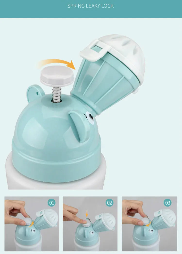 Emergency Portable Kids Urinal Outdoor Car Travel Shrinkable Toilet Pee Bottle 600/750ml Anti-leakage Boy Girl Training Potty