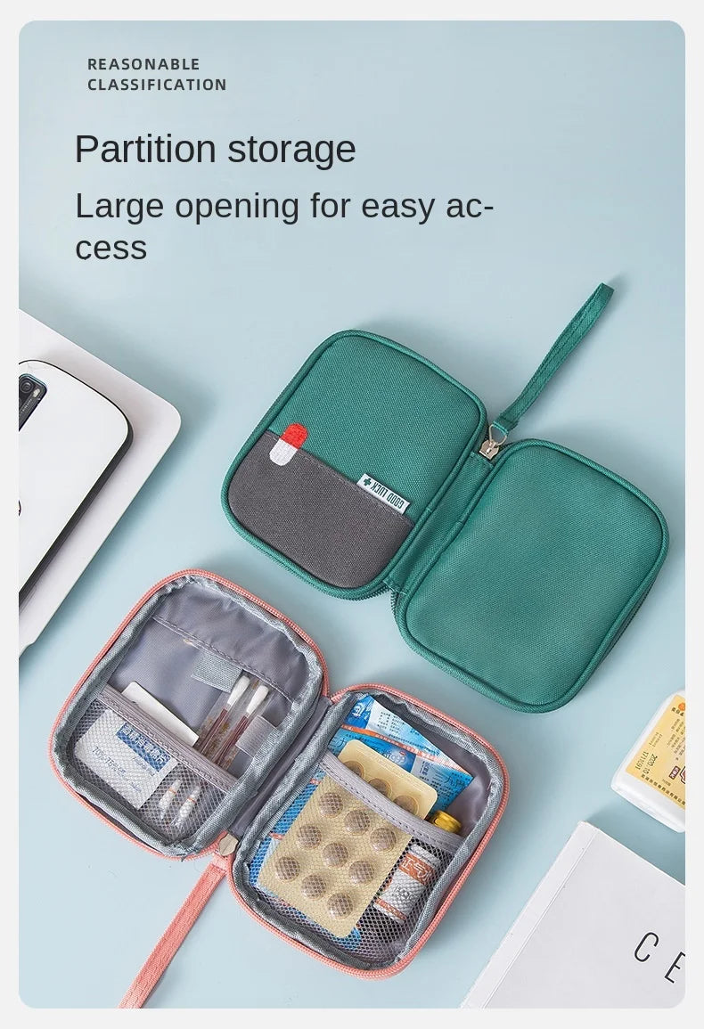 Medical Emergency Kit Portable Medicine Storage Organizers Large Capacity Storage Bag Household Storage Organization