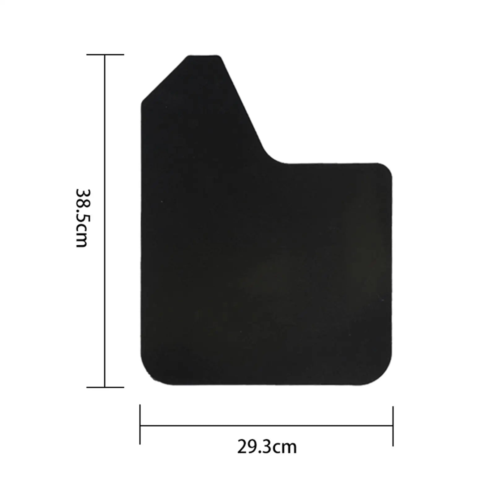 4Pieces Mudflaps Flaps Universal Exterior Parts Black Front and Rear Mudguard Mudflaps for Pickup SUV Car Truck