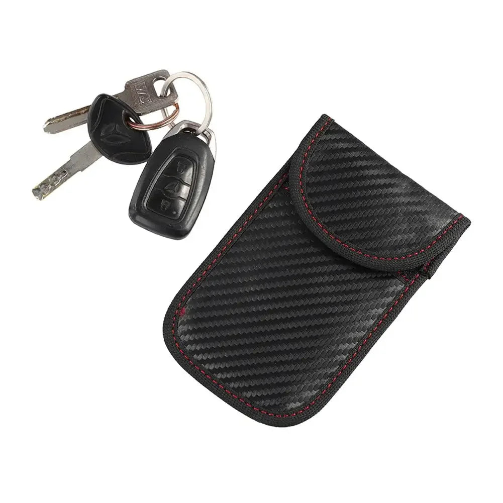Faraday Cage Car Key Signal Blocker Pouch M7D8 - Secure Storage for Remote Controls