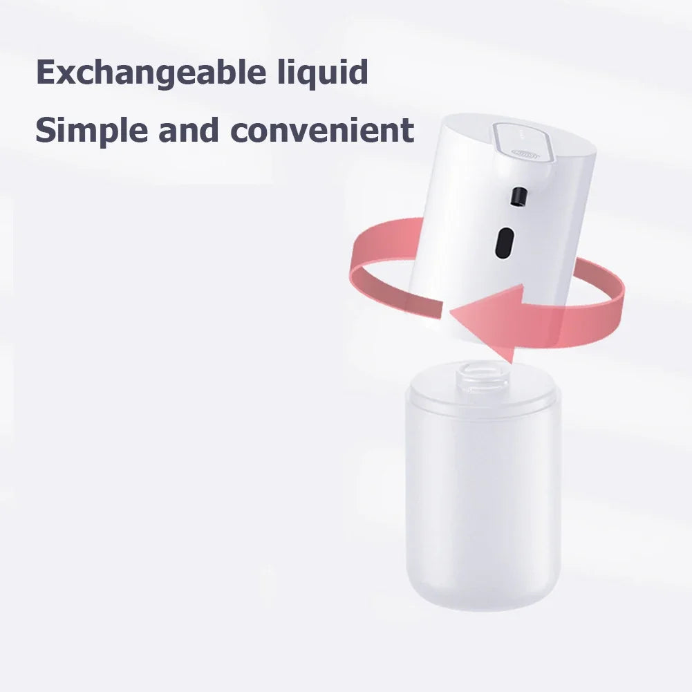 400ML Touchless Automatic Sensor Soap Dispenser Rechargeable Smart Infrared Sensor Liquid Foam Pump Hand Sanitizer
