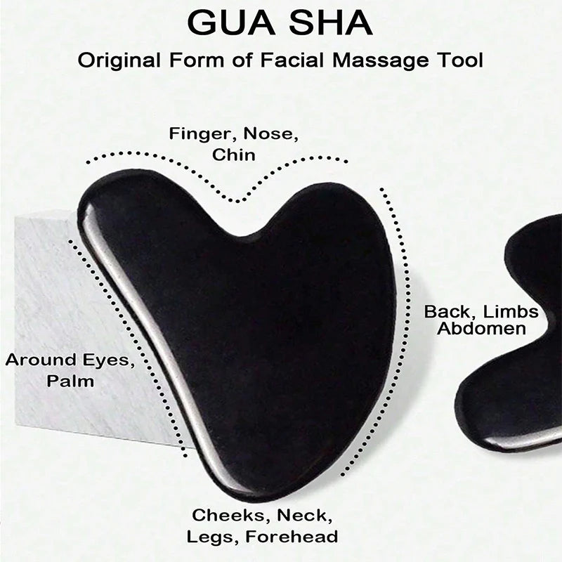 Optional 1Pcs 2Pcs 3Pcs Ice Face Roller Gua Sha Tool Set Portable Household Facial Massage Skin‑Care Accessory