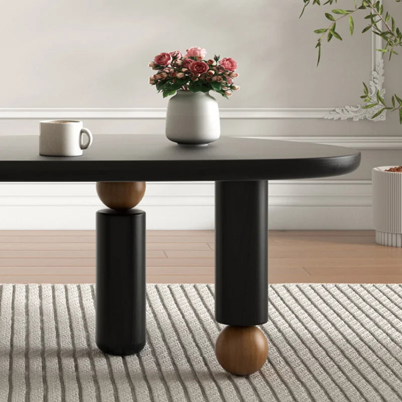 Trendy Aesthetic Coffee Tables Elegant Unique Retro Design Coffee Tables Minimalist Trendy Table Basse Salon Furniture For Home