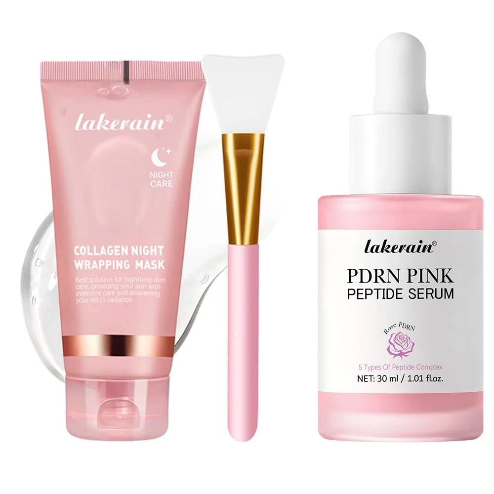 Korean Deep Collagen Mask Peel Off Mask Face Anti Wrinkle Lifting  Skin Care Masks Bio Pack Night Wrapping Woman Overnight Skin