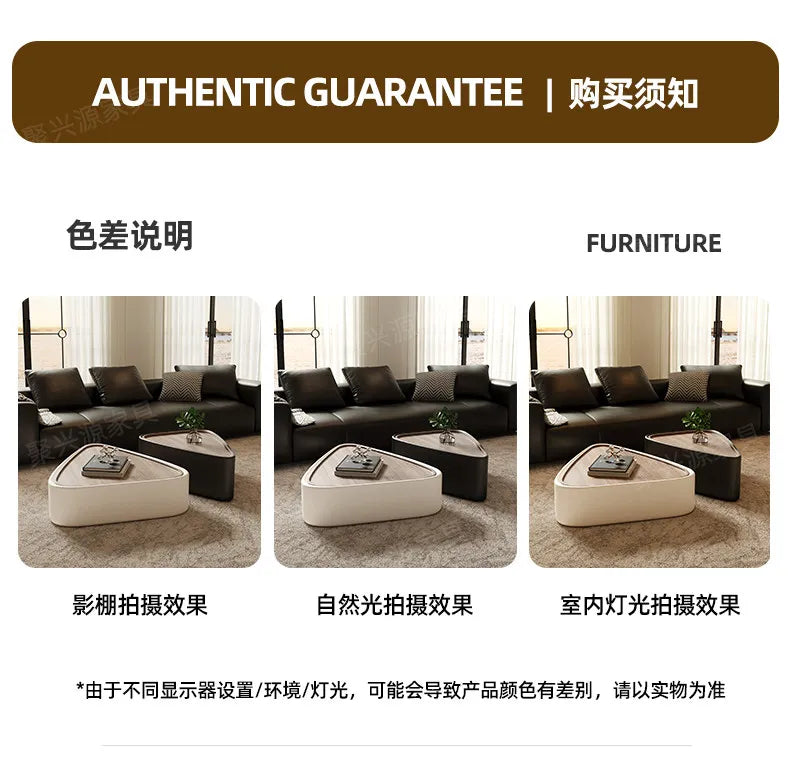 Coffee Table Living Room Small Space Luxury Cream Designer Simple Solid Wood Minimalist Storage Nordic Round Center Furniture