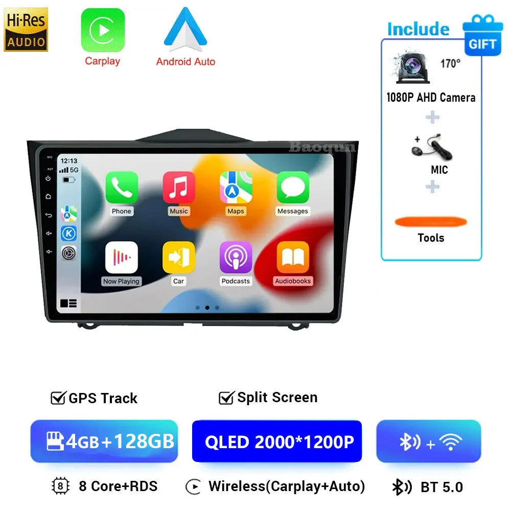Car Radio Android 16 For LADA Granta Cross 2018 - 2023 BT Head Unit Autoradio Viedo Player 5G WIFI DVD Multimedia GPS