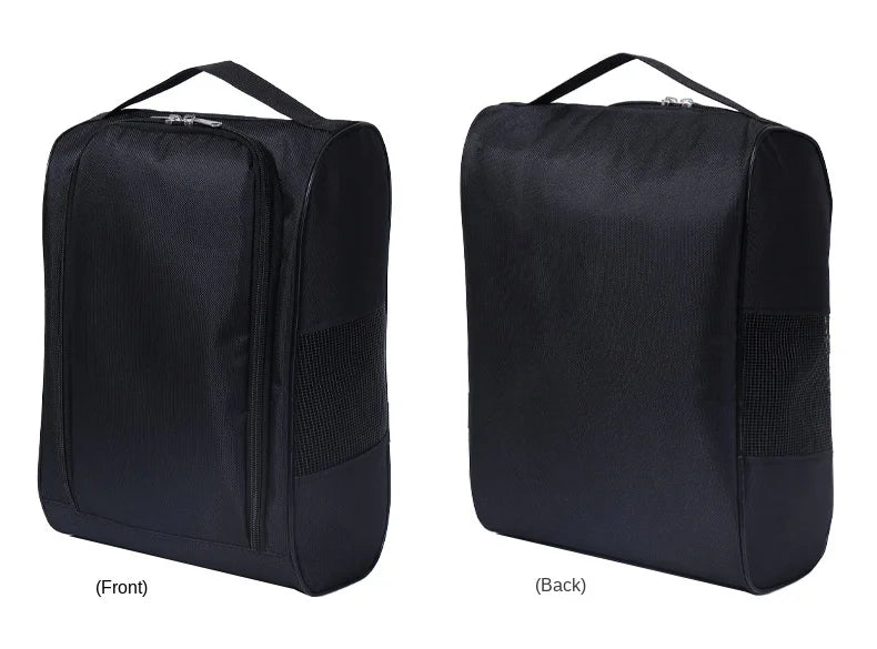 Portable Golf Shoe Bag Oxford Cloth Shoe Carrier Bags Breathable Lightweight Golf Handbag Dustproof Football Tennis Shoe Bag