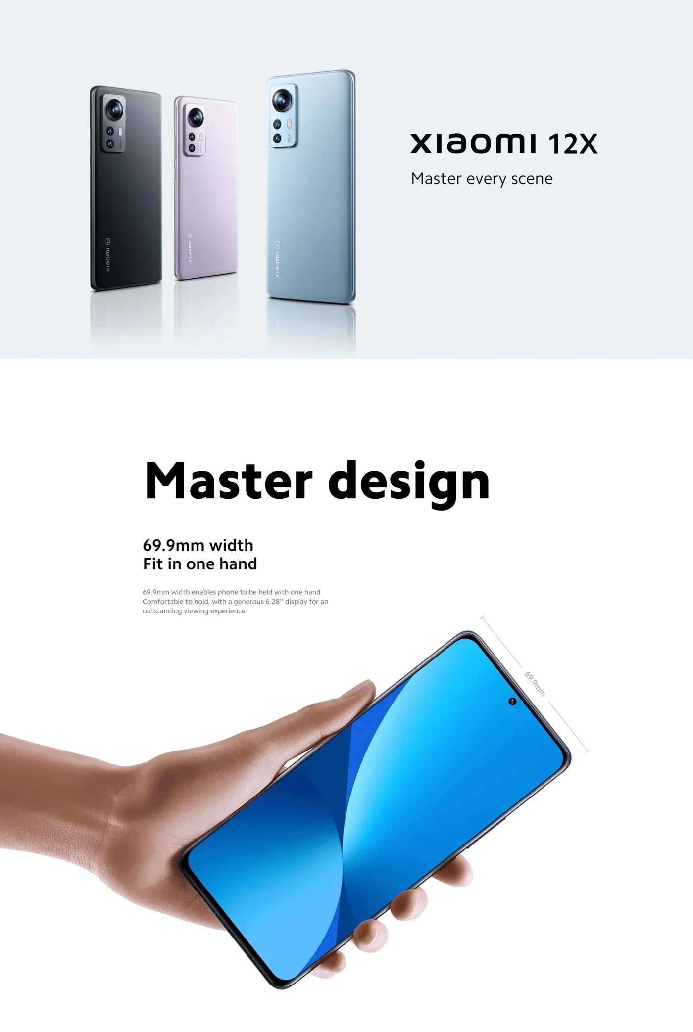Global firmware Xiaomi Mi 12x smartphone Android 5G  6.28 inch HyperOS 1.0 All  Original used phone