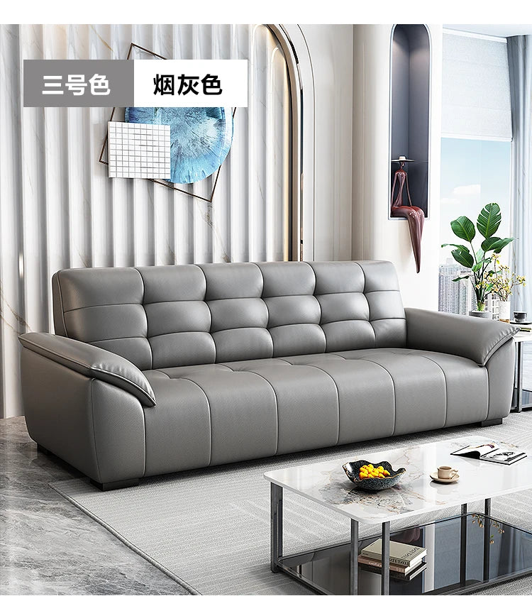Office Sofa Simple Leisure Lounge Area Reception And Discussion Small Rental Room Three-person Coffee Table Combination