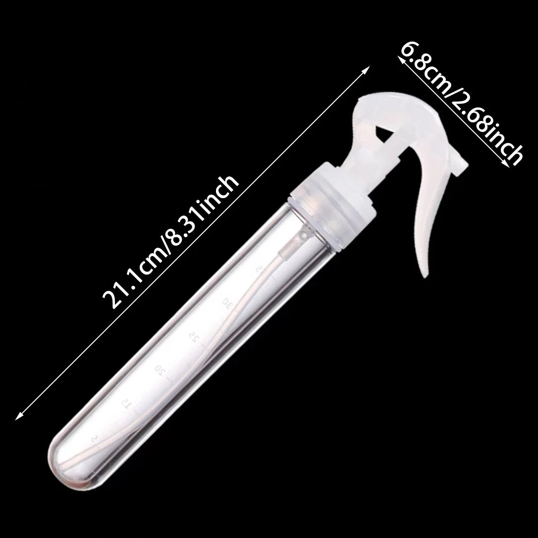 1/2Pcs Spray Bottle，Clear Refillable Spritzer for Hair Styling, Cleaning, Perfume, Skin Care Atomizer，Special for Real Hair Wigs