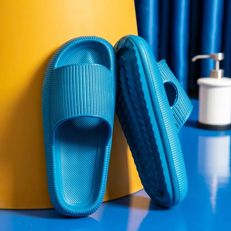 Slippers EVA Sandals Slippers Simple Men Women Wear Thick-Soled Non-Slip Summer Quarters Bathroom Shower  Indoor Home Casual