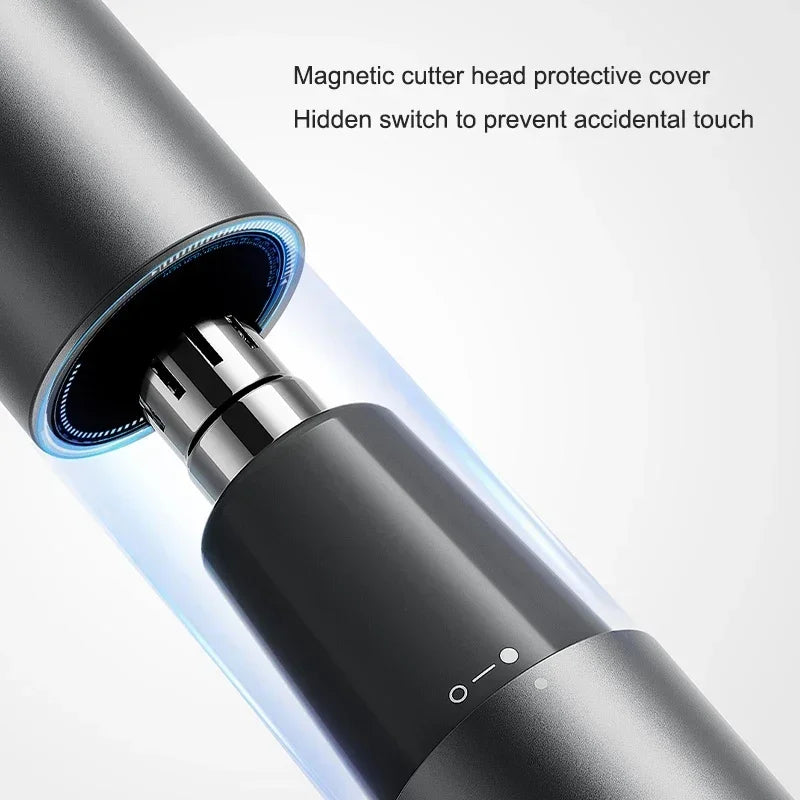 Original XIAOMI Mijia Nose Trimmer for Men Women- USB Rechargeable Painless Ear Nose Hair Eyebrow Trimmer Clipper Compact Pocket