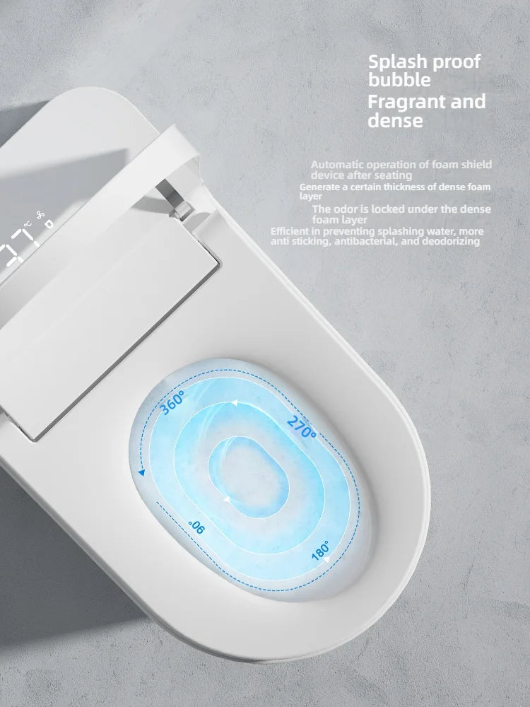 Automatic Toilet Comfort-fit Seat Smart Toilet Commode Living Room Smart Toilets for Relaxing Seating Experience Bathroom