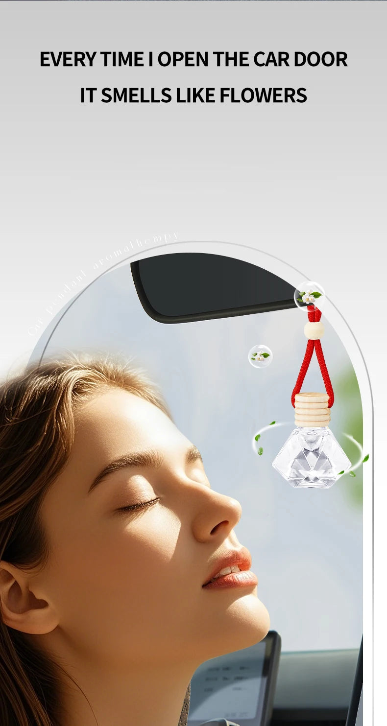 Perfume bottle car perfume, long-term car air freshener, car perfume used for car interior accessories, keep charming and fresh