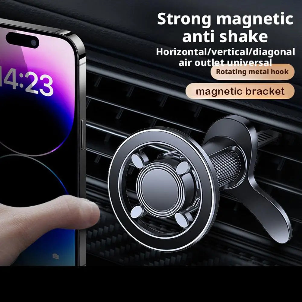NEW Magnetic Car Phone Holder Stand Car Air Outlet Navigation Bracket For Magsafe Support GPS Mobile Bracket Auto Interior Decor