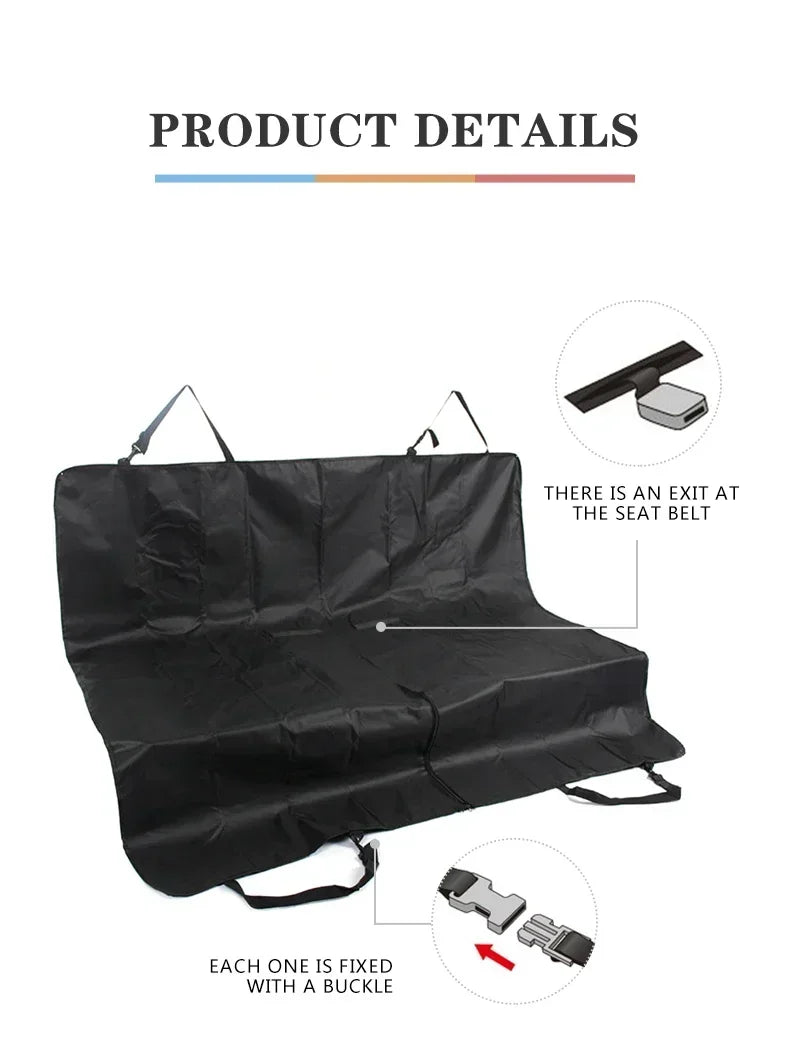 Waterproof 600D Oxford Cloth Dog Car Seat Cover Pet Travel Dog Carrier Car Trunk Mat SUV Cargo Liner For Dogs