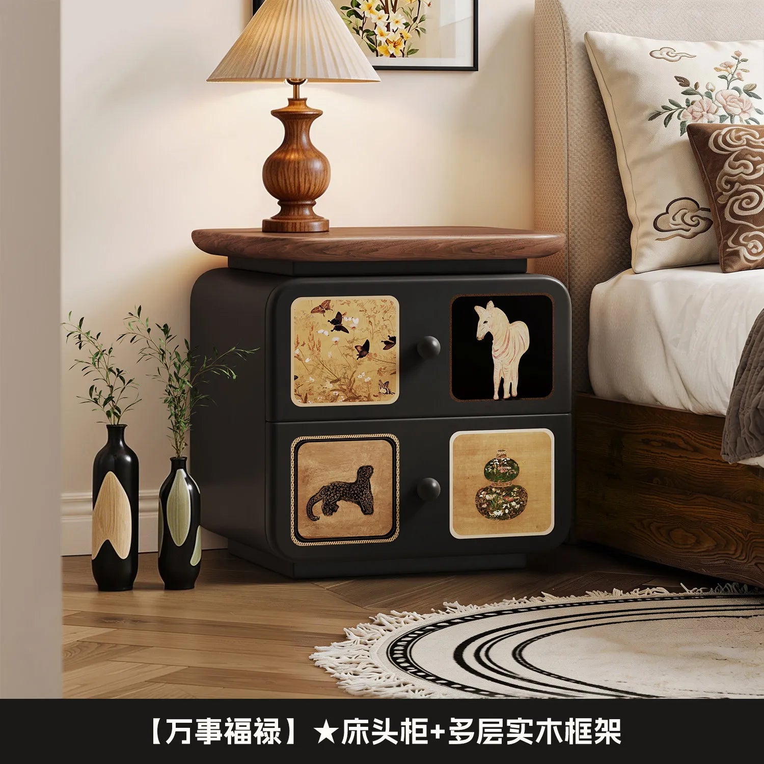 Simple Bedroom Bedside Table Luxury Nordic Storage Unique Drawers Bedside Table Trendy Organizer Mesa De Noche Home Furniture