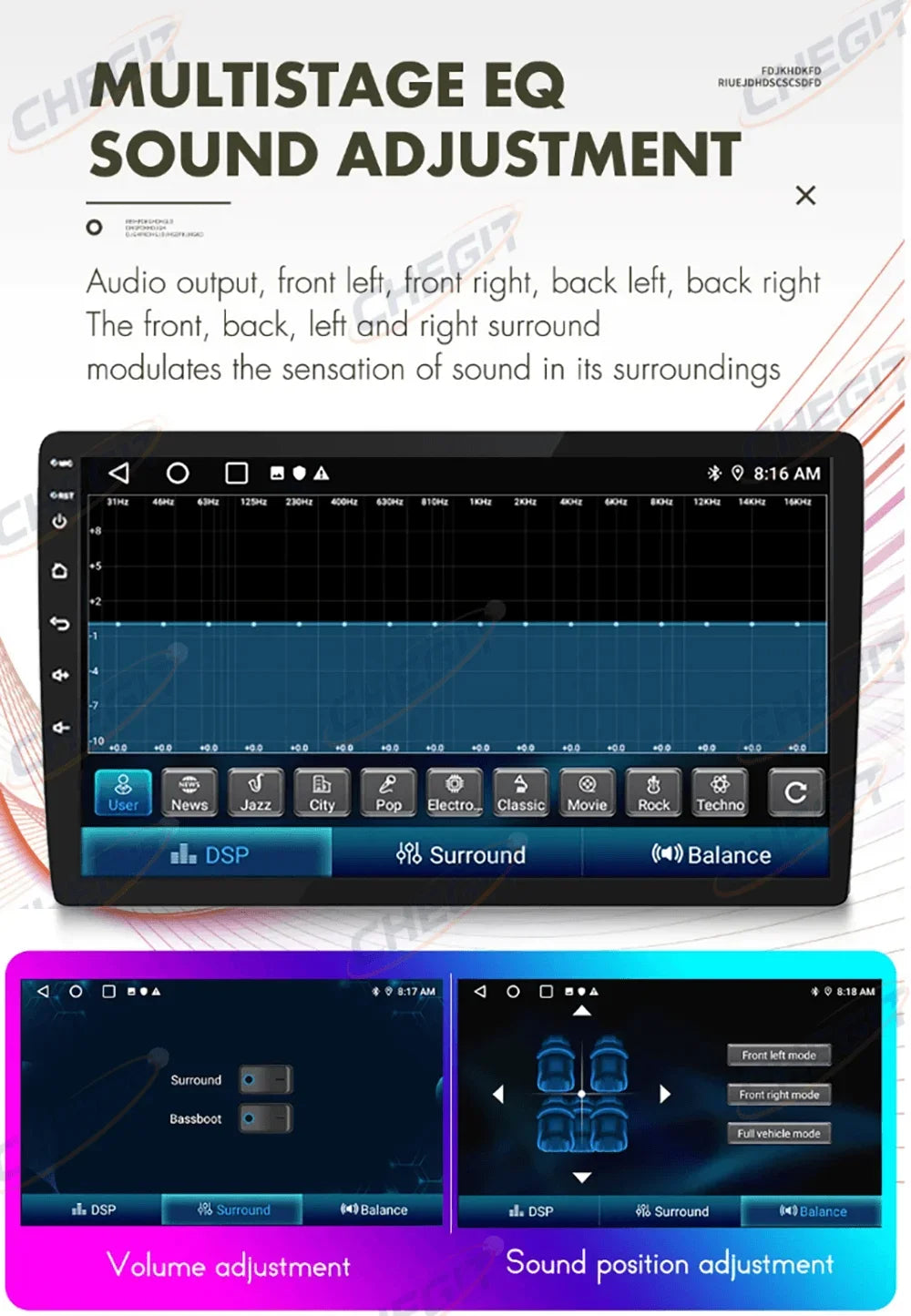 2 Din Universal Android 13 Car Radio 7/9/10 Inch Wireless CarPlay Android Auto GPS Bluetooth Multimedia Head Unit for Toyota