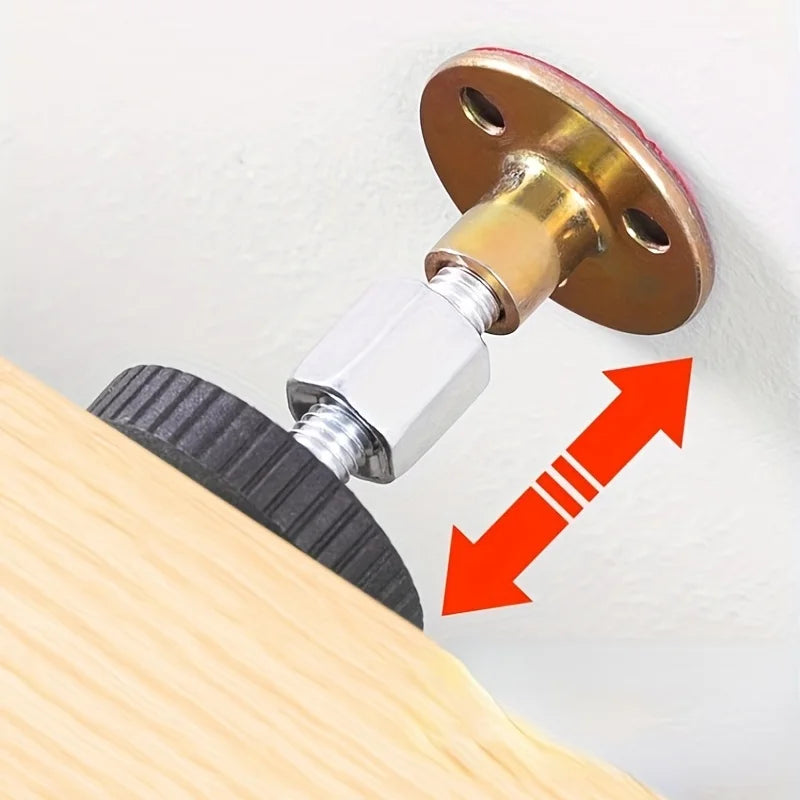 Keep Your Bed Frame Quiet and Secure with Adjustable Headboard Stoppers (30-105mm)