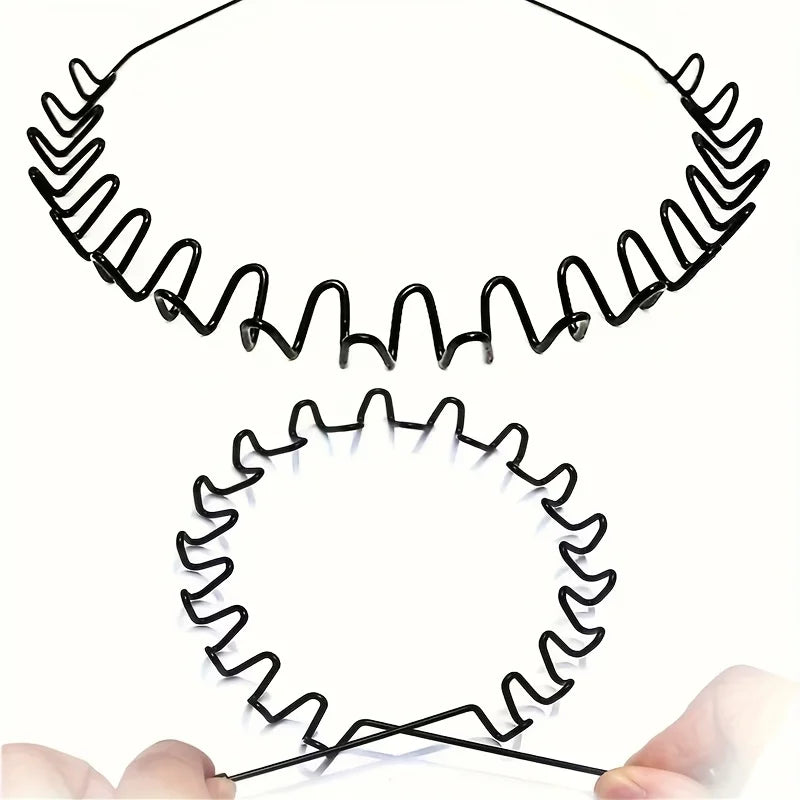 Men's sports hairband, invisible headband, male ponytail hairstyle hair tie, hair bundle for boys' headwear