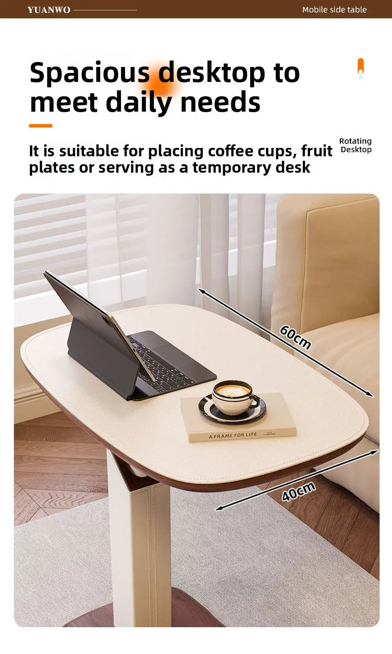 Lifting Bedside Table Movable Sofa Coffee Table Mobile Corner Jihu Rotating Living Room Computer Table Mini Small Side Table