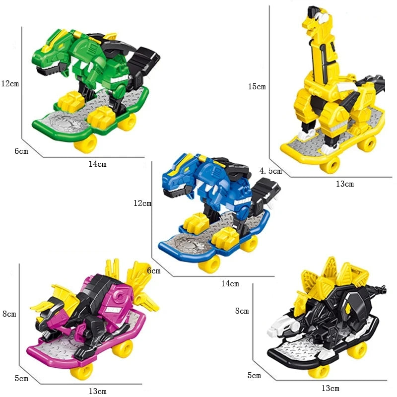 Korea Anime Mini Force Super Dino Power Car Dinosaur Model Action Figures Dolls MiniForce X Collection Toys Children Gift