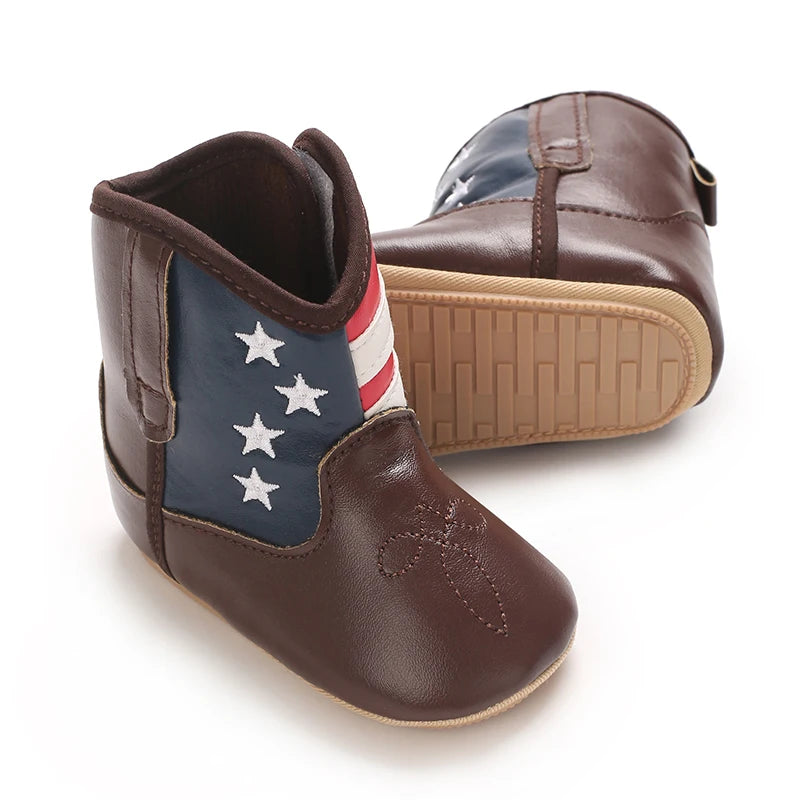 Newborn Baby Boots 0 12 Months Winter Denim First Walkers Boys Girls Warm Casual Western Style